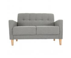 Divano design 2 posti grigio MOON