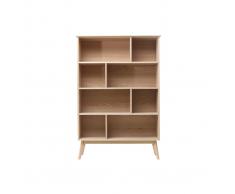 Libreria scandinava quercia 165cm INGRID