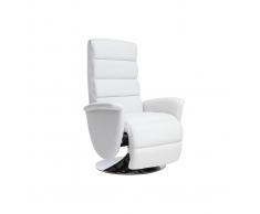 Poltrona relax manuale bianco NELSON