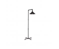 Lampada industriale in metallo finizione argento vecchio ELBOW