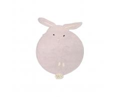 Tappeto per bambino grigio chiaro 150x160cm BUNNY