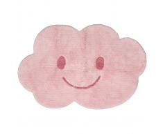 Tappeto infanzia in cotone rosa 75x115 cm NIMBUS