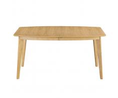 Tavolo da pranzo allungabile scandinavo in legno chiaro L150-200 LEENA