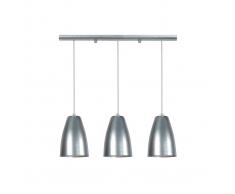 Lampadario a barra design 3 luci cromato FRIDAY