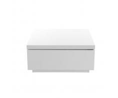 Tavolino design laccato bianco JANA