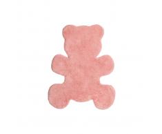 Tappeto infanzia in cotone rosa 80x100 cm TEDDY