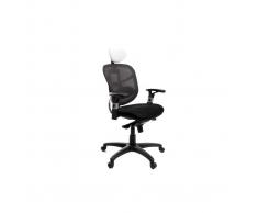 Poltrona da ufficio ergonomica bianca e nera UP TO YOU