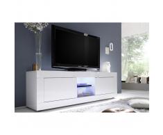 Mobile TV design laccato bianco 180 cm LATTE