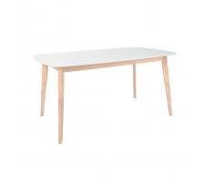 Tavolo da pranzo design bianco 150cm LEENA
