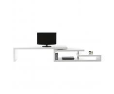 Mobile TV design laccato bianco girevole MAX V2