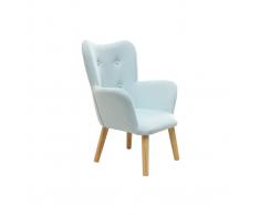 Poltrona bambino design verde acqua BABY BRISTOL
