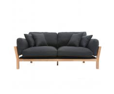 Divano design 3 posti sfoderabile Grigio antracite KYO