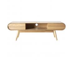 Mobile TV design 2 cassetti frassino naturale BALTIK