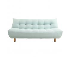 Divano convertibile design scandinavo verde acqua YUMI