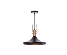 Lampadario in metallo Nero 36 cm TUBAE