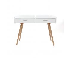 Scrivania design in frassino Bianco NEVIL