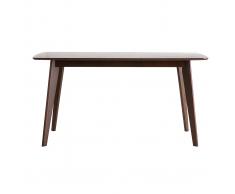 Tavolo da pranzo design color cioccolato L150 LEENA