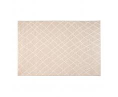 Tappeto di colore naturale in polipropilene misura 160x230 cm modello FLOW