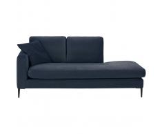 Meridiana in velluto blu COZY