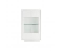 Mobiletto buffet in vetro design Bianco LAND