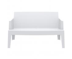 Panchina da giardino design colore bianco LALI
