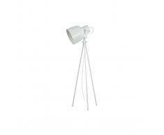 Lampada da tavolo design treppiede in acciaio Bianco CITY