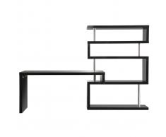 Scrivania design laccata nera T-MAX