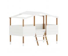 Letto e rete a capanna da bambini 90x190cm PILOTI