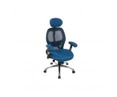 Poltrona da ufficio ergonomica Blu ULTIMATE V2 plus