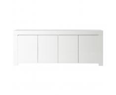 Buffet design 4 ante laccato bianco ERIA