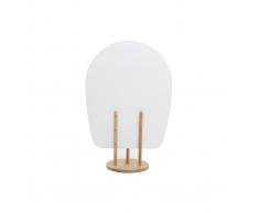 Paravento scandinavo-giapponese in legno colore Bianco JAPANSK
