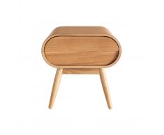 Comodino design frassino 1 cassetto BJORG
