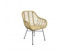 Poltrona in rattan naturale MALACCA