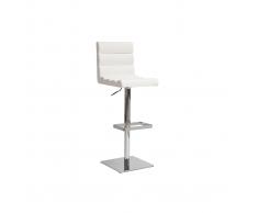 Sgabello da bar design bianco COLOMBUS