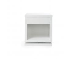 Comodino design girevole bianco lucido MAX