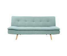 Divano convertibile design scandinavo 3 posti blu laguna SENSO
