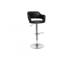 Sgabello da bar design nero JESSY