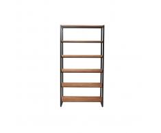 Libreria industriale metallo e legno ARISTOTE
