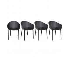 Sedie design nere interno / esterno (gruppo di 4) OSKOL