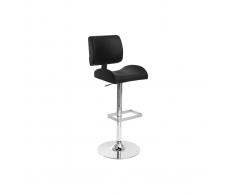 Sgabello da bar design nero CERES