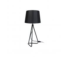 Lampada da tavolo design in acciaio Nero LADY
