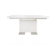 Tavolo design allungabile laccato bianco L160-220 NEMIA