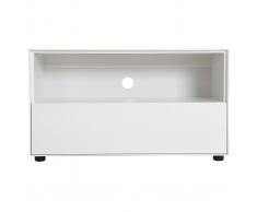 Mobile TV design 90cm bianco opaco 1 cassetto MARK