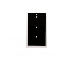 Scarpiera design laccata nera DEVA
