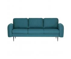 Divano design in tessuto Blu anatra 3 posti SIDI