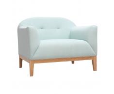 Poltrona design Verde menta acquatica MARY