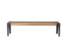 Panca design industriale metallo e legno 180cm MADISON