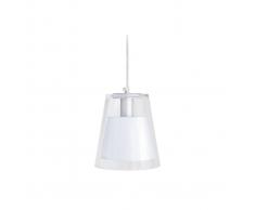 Lampadario design in vetro Bianco ACROSS