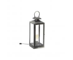 Lampada da tavolo lanterna argento antico LANTERNA