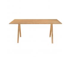 Tavolo da pranzo design scandinavo quercia L180 DANA